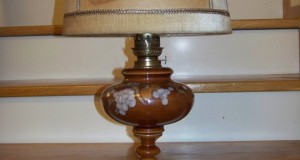 lampa ceramica decor manual semnata-80 cm